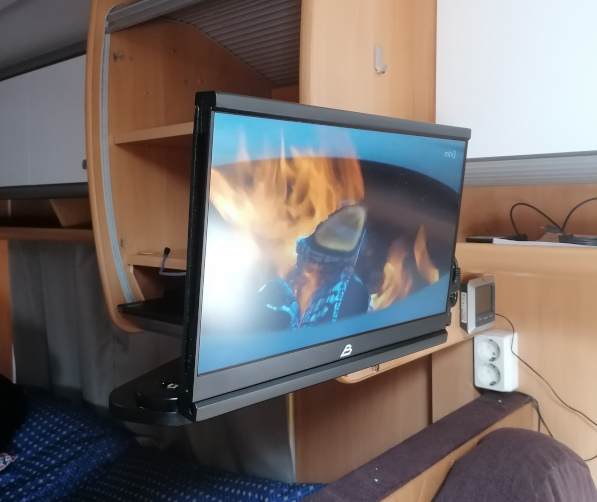 Television asennus matkailuautoon